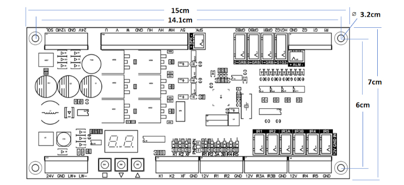 通道闸直流无刷伺服控制器(图5) 通道闸直流无刷伺服控制器(图5)