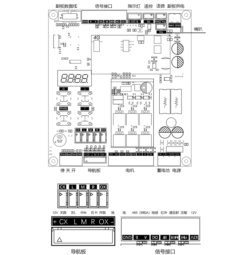 悬开门无刷电机闸机24V控制器(图9)